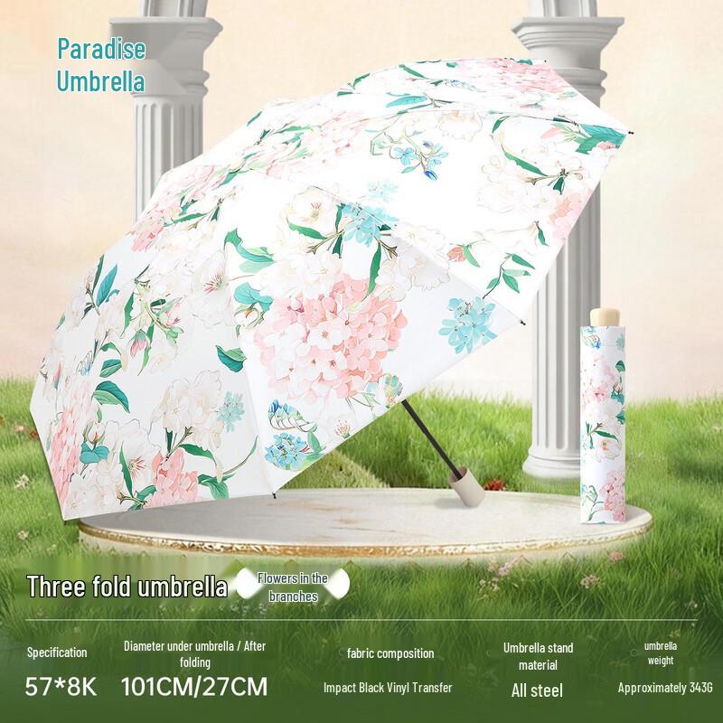 Heaven Umbrella Printed UV Protection Folding Umbrella