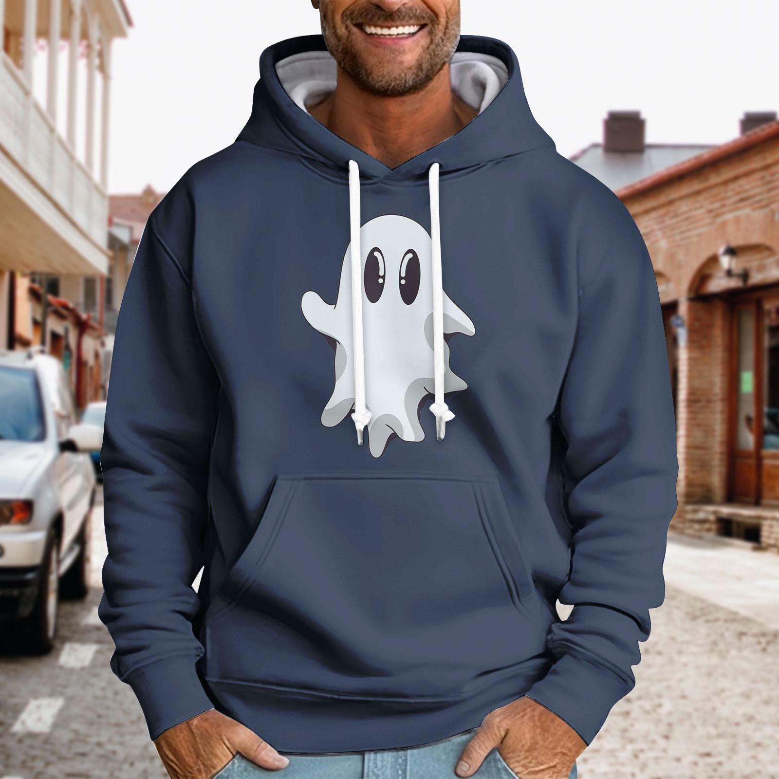 

Спортивний костюм з капюшоном Унісекс Одяг для бігу Пуловер з довгим рукавом Толстовка Світшот XXXL Темно-синій