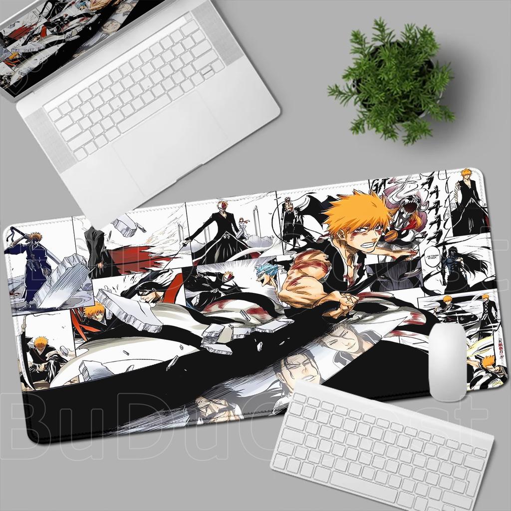 New Hot Cool Anime Bleach Mouse Pad XXL Large Mousepad Manga Laptop Office Rubber Soft Table Pc Gaming HD Printing Non-Slip Mat
