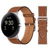 Band For Google Pixel Watch 2/Pixel Watch Genuine Leather Strap Replacement Belt Smartwatch Wrist Bracelet Straps Accessories for Pixel Watch