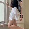 Purely desirable ballet-style sweet cake skirt women's clothing 2026 new high-waisted slimming A-line short skirt with anti-exposure design