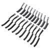 20pcs Multifunctional Crevice Brush Convenient Hangable Ergonomic Hard Bristle Crevice Brush for Bathroom Kitchen Tile Window Joints