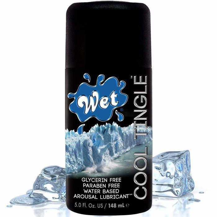 Gel lubrifiant Cool Tingle - Wet - Sans parfum - Hypoallergénique - Ne sèche pas - Facile à nettoyer - Multicolore