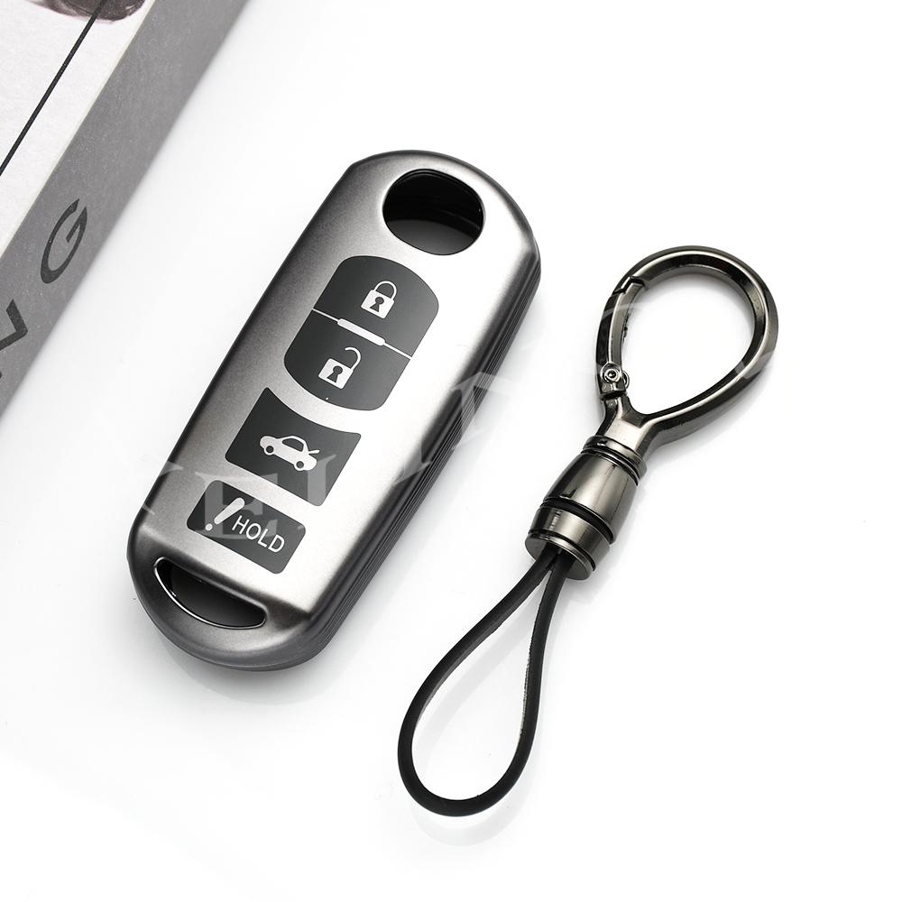 2 3 4 Button For Mazda 2 3 6 Demio Atenza Axela Cx-5 Cx5 Cx-3 Cx7 Cx-9 3 4 Cx30  -  Tpu Car Key Case Key Cover Keychain