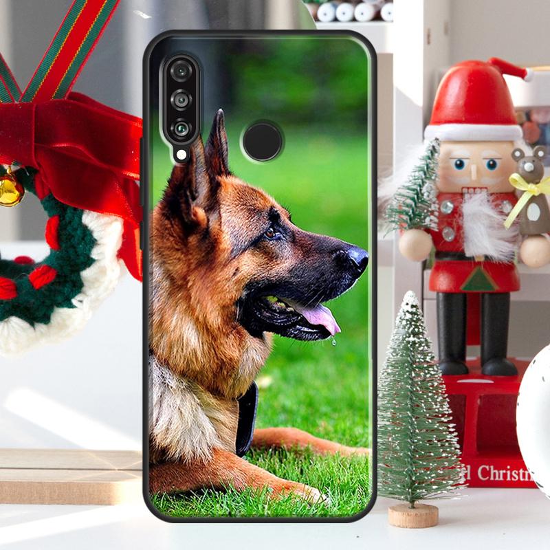 German Shepherd Dog For Huawei Nova 9 10 SE 11 Pro Y60 Y70 Y90 Y61 Y91 Y72 Y73 12i 11i 8i P20 P30 P40 Lite Case