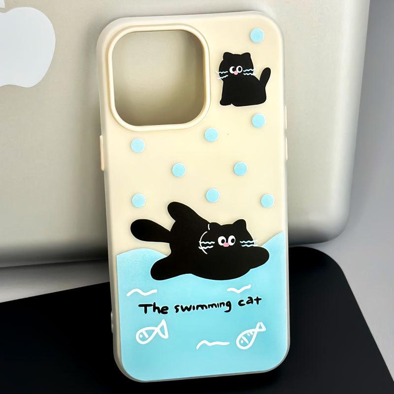 Zhitai Cartoon Jelly Case for iPhone 12-16 Pro Max