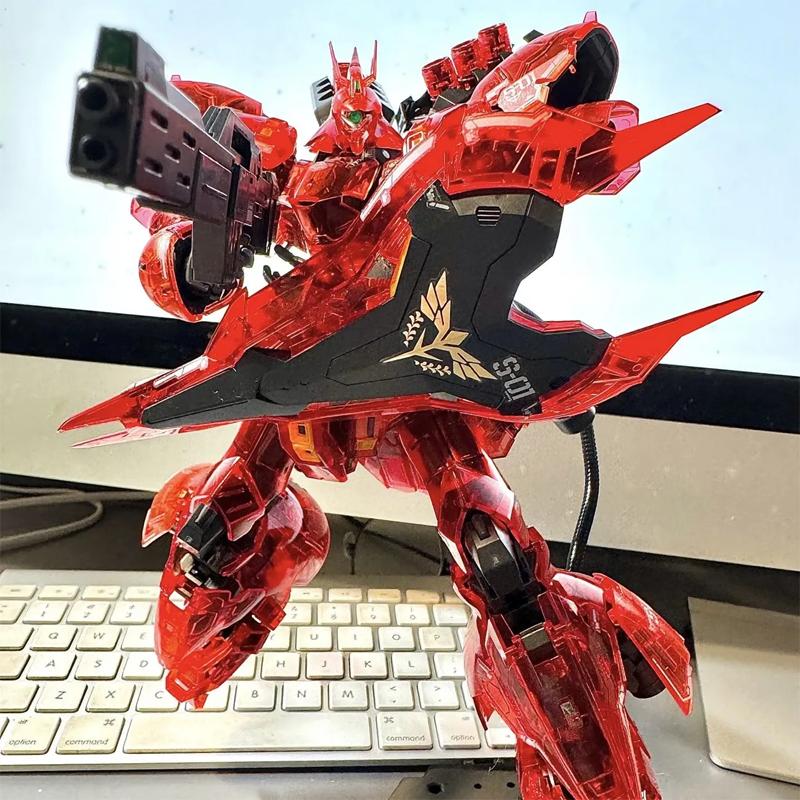 Sazabi RG /144 Cleab Farbe Bunt Transparent Mech Bausatz Actionfiguren Schreibtischdekoration Puppe Jungen Puzzle Spielzeug
