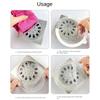 Disposable Anti-blocking Filter Floor Drain Sticker Mesh Hair Catcher Stopper Shower Drain Cover Kitchen Bathroom Sink Blocker