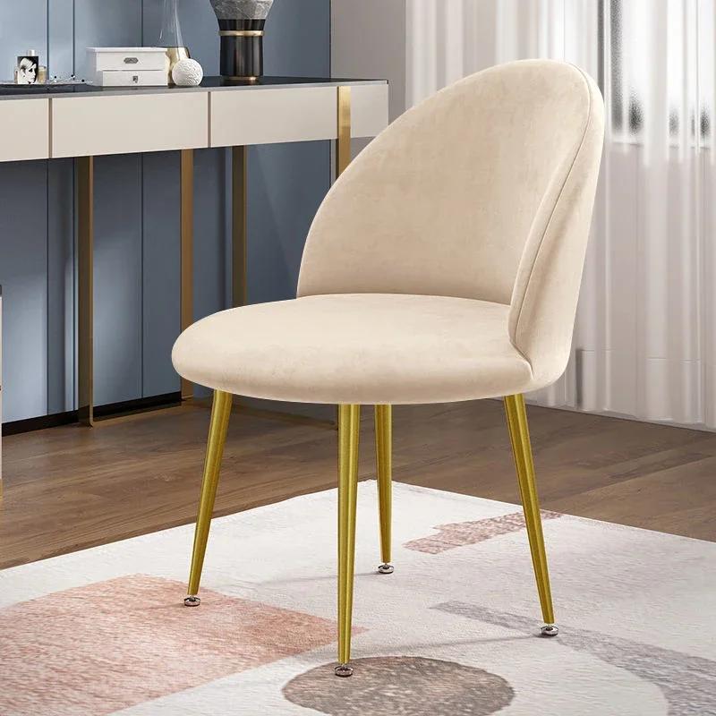 Velvet Duckbill Chair Cover Super Soft Curved Dining Chairs Slipcover Low Back Elastic Seat Covers for Kitchen Hotel Decor 1pc