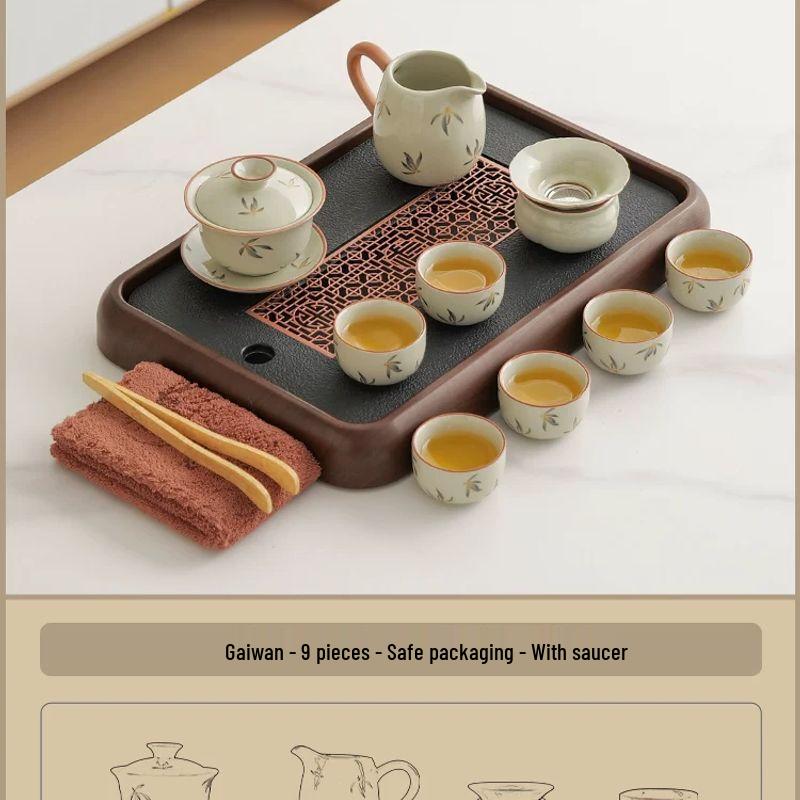 

Чайный набор для кунг-фу Anmu 2026 Ру Керамика