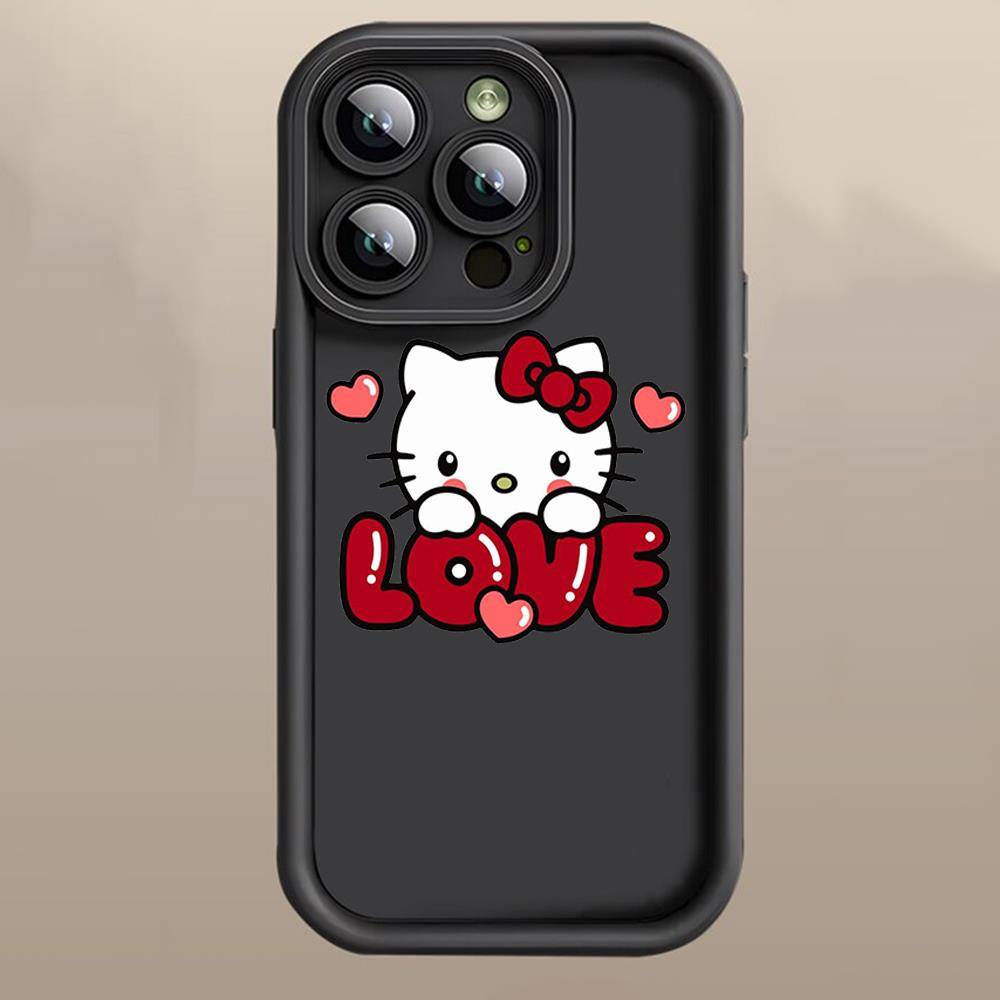 Чехол D-9 Hello Kitty для iPhone 15 14 13 12 8 Plus Samsung S24 S23 Ultra A04S A05S Huawei P40 P50 P60 Nova 11 Pro Max OPPO A17K Reno 10