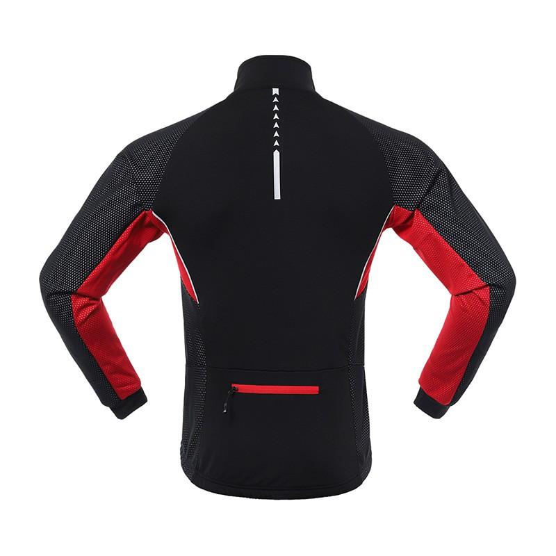 Set Giacca e Pantaloni da Ciclismo Invernali a 3 Strati in Pile Antivento Termico Uomo Donna Strada MTB Bici