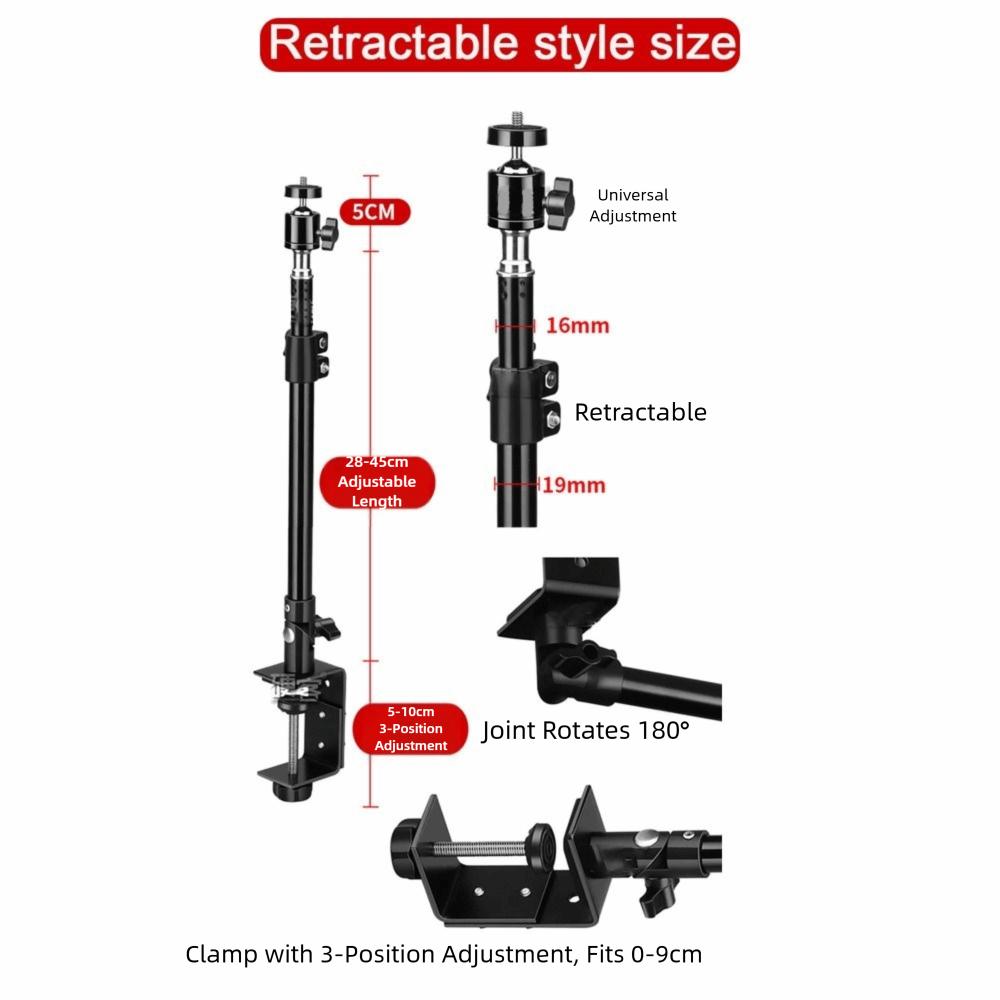 360° Rotation Baby Monitor Bed Bracket Retractable Smart Camera Mount for Xiaomi Ezviz TP-LINK