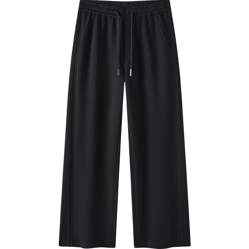 Semir Men s Side Stripe Straight-Leg Casual Pants XL чёрный