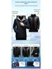 Men's Fashionable Hooded Winter Jacket with Detachable Liner - 90% Duck Down, Cold-Resistant, Ideal for Middle-Aged