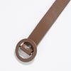 Round Buckle PU Simple Versatile Basic Clothing Belt Fashion Girls Children's Belt Skirt Belt Women's Belt