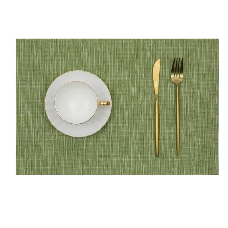 Suport de pahar țesut din PVC Antibacterian Anti-mucegai Covorașe de masă Antiderapant Covoraș pentru mâncare occidentală Izolație Covoraș de masă Covoraș de bucătărie pentru luat masa