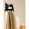 6" Rustic Wood Key Holder w/ 5 Hooks, Farmhouse Entryway Organizer & Gift