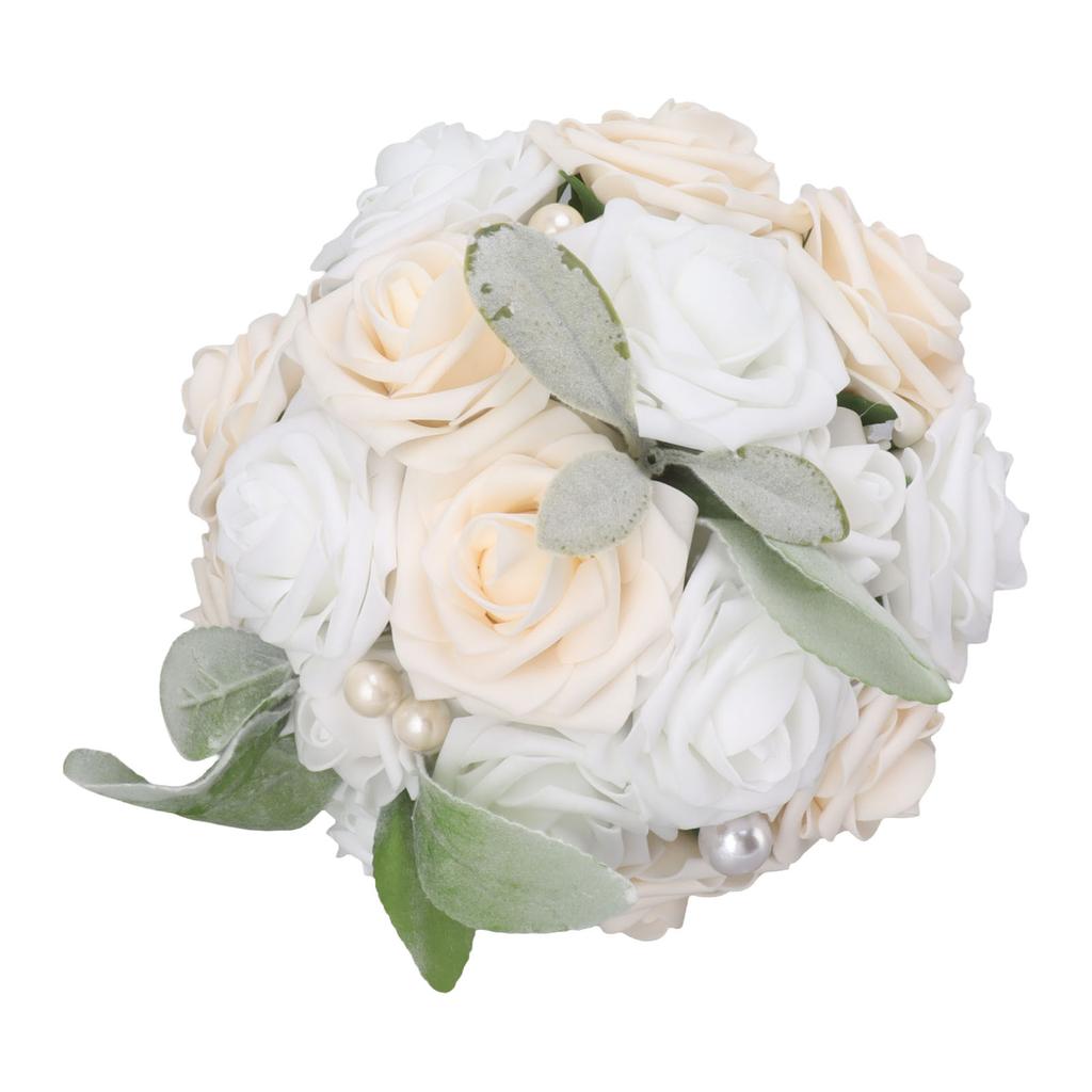 Wedding Bouquet Vivid Color Holding Flowers Romantic Handmade Elegant Holding Flowers For Parties Offices Shops Gardens