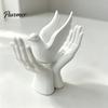 Housewarming Gift 3D Printed Peace Pigeon on Hands Ornament, Minimalist Statue, Decorative Desktop Art Ornament Hand Sculpture with Stable Base