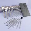 23 Makeup Brush Set, Large Loose Powder Eyeshadow Brush with Brush Bag, Professional Makeup Artist Beauty Tools