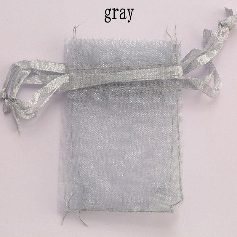 Wholesale 16 color 100pcs/lot 9*12cm organza Christmas wedding gift bags candy bag jewelry packing drawable organza bags&pouch