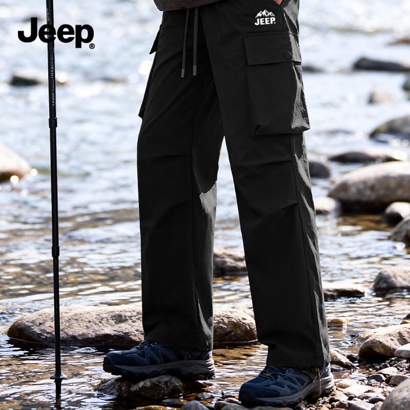

JEEP Men s Lightweight Breathable Casual Cargo Pants L
