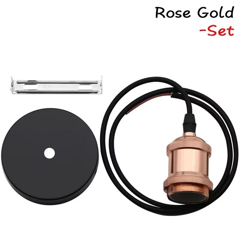 E27 Retro Ceiling Pendant Lights Base Vintage Chandelier Hanging Lamps Holder Bedroom Industrial Loft Indoor Lighting Decor