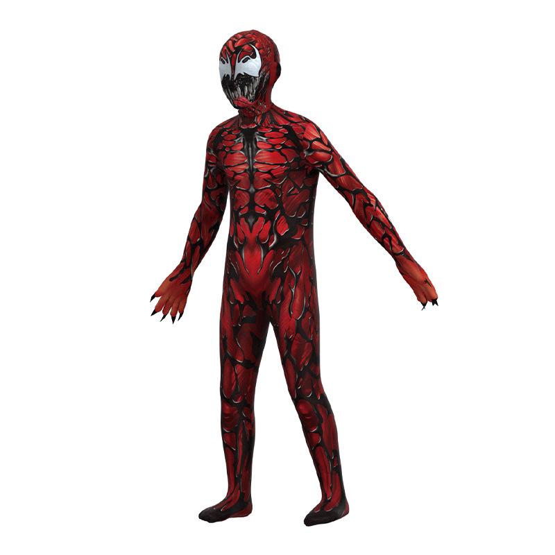 

Venom Massacre Kids Cosplay Bodysuit - Male Halloween Stage Costume 120 cm