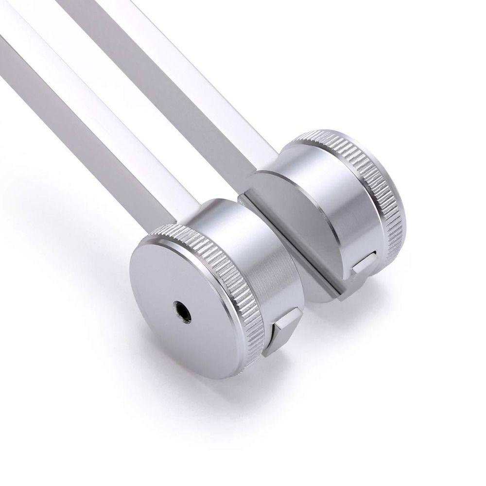 Ergonomiskt 128 Hz Stämgaffelset Aluminium Avlastare Stress Bio-Akustisk Stämgaffel Justerbar Bärbar Stämgaffel 128 Hz Stämmapparat