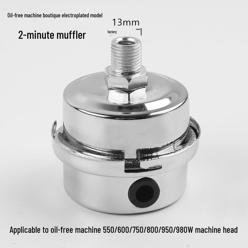 Silenciador de Compressor de Ar de 1/2 Polegada com Filtro Silenciador de 1/4 de Polegada
