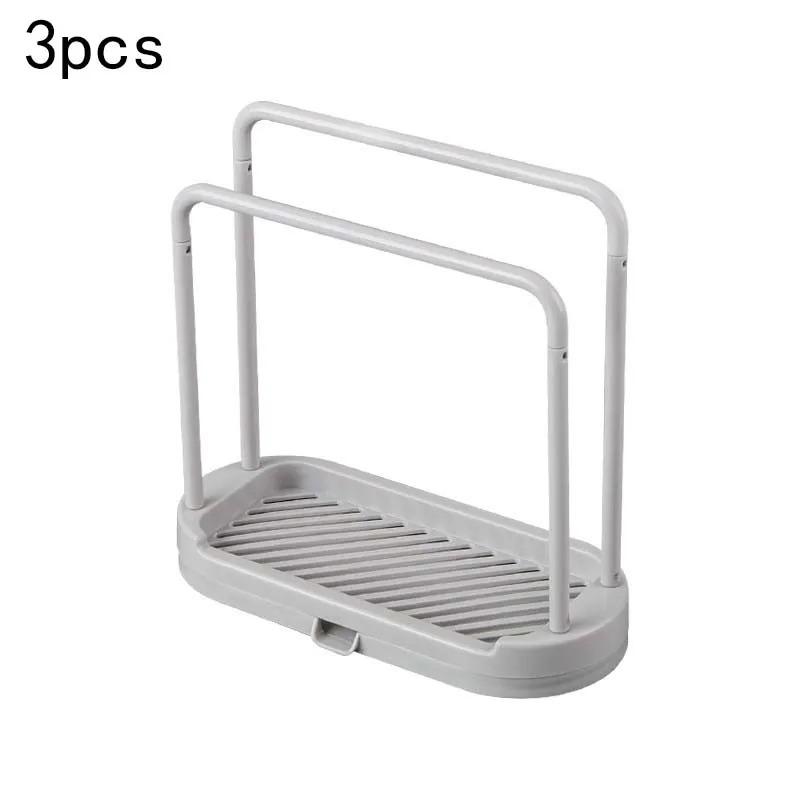 Detachable Kitchen Towel Holder Storage Rack Shelf for Bathroom  Sink Accessories Under Sink Organizer SNJ006