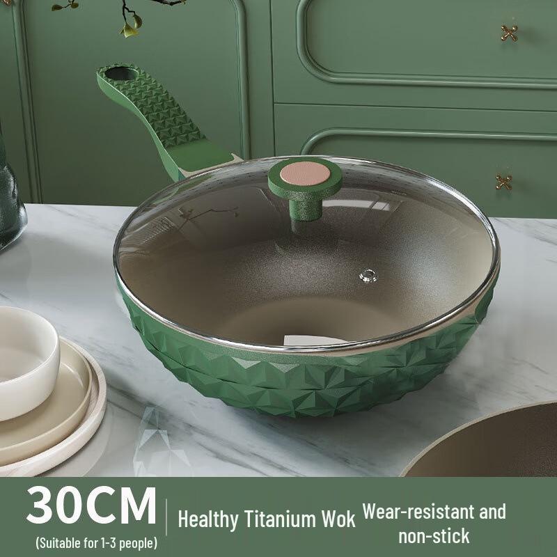 Wotu Nordic Titanium Non-stick Wok Frying Pan