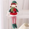 Christmas Elves Stuffed Plush Dolls Hanging Ornaments Xmas tree Party Decor Cute Boy Girl Elf Hanging Pendants Gifts New Year