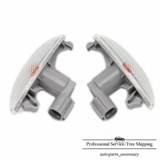 For Toyota Yaris 2005-2013 81730-02090 Side Marker Turn Signal Fender Light 2pcs
