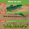 1/2/3 peças Ferramenta de Plantio de Sementes Espaçador de Sementes Dispensador de Sementes Ferramentas de Jardinagem para Plantar Sementes Dispor Espaçadas Idealmente
