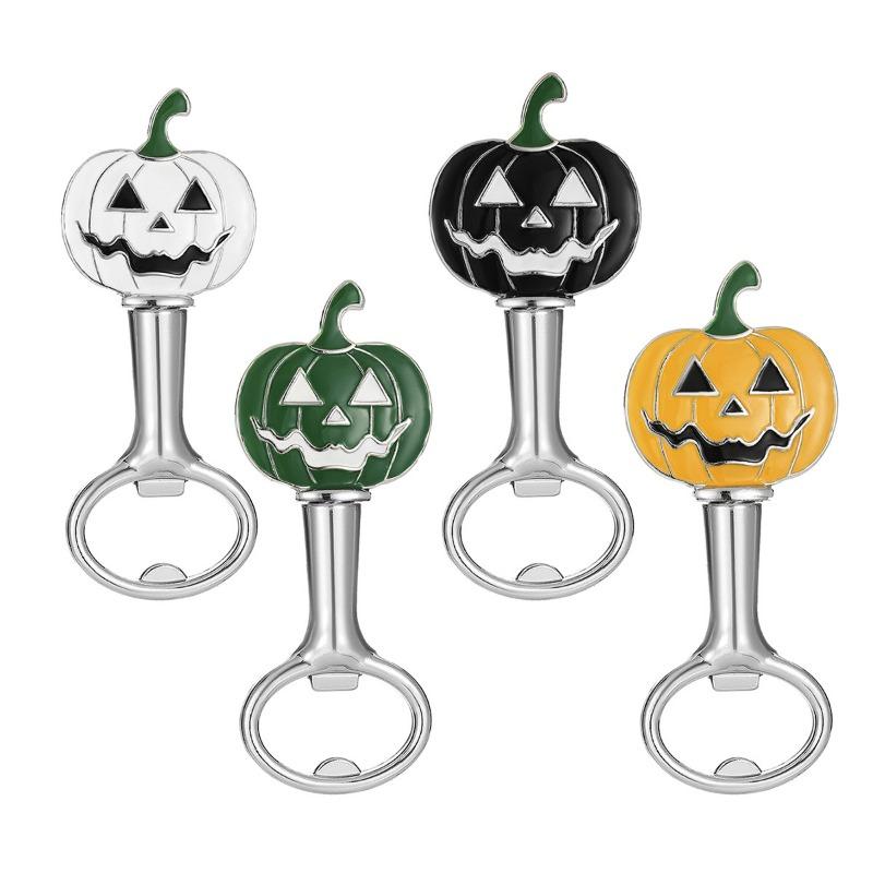 Halloween Small Gifts: Pumpkin-shaped Bottle Opener, Zinc Alloy Beer Bottle Opener