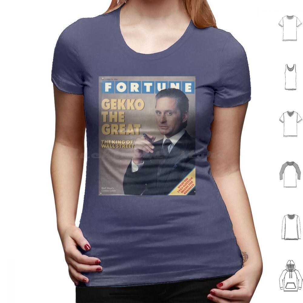 Gordon Gekko Fortune Magazine T Shirt Big Size 100 Cotton Gordon Gekko Gekko Fortune Wall Street Michael Douglas Finance