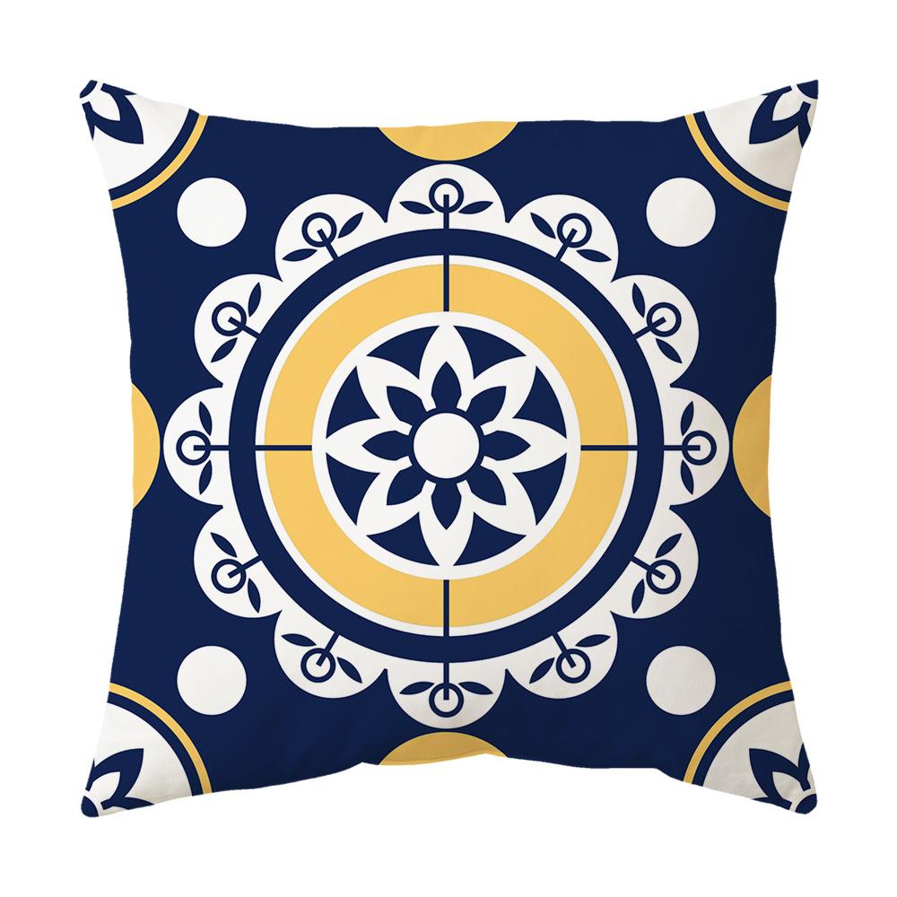 Pillow Retro Pillow Cover Sofa Cushion Car Cushion Cover Bohemian Bedside Bay Window Large Backrest