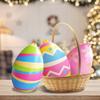 PVC Material Easter Egg Inflatable Balloon Colourful Design Inflatable Easter Egg  Family Gathering