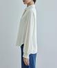 ROPE PICNIC Bowtie Frill Band Collar Women's Blouse, Off-White (15)