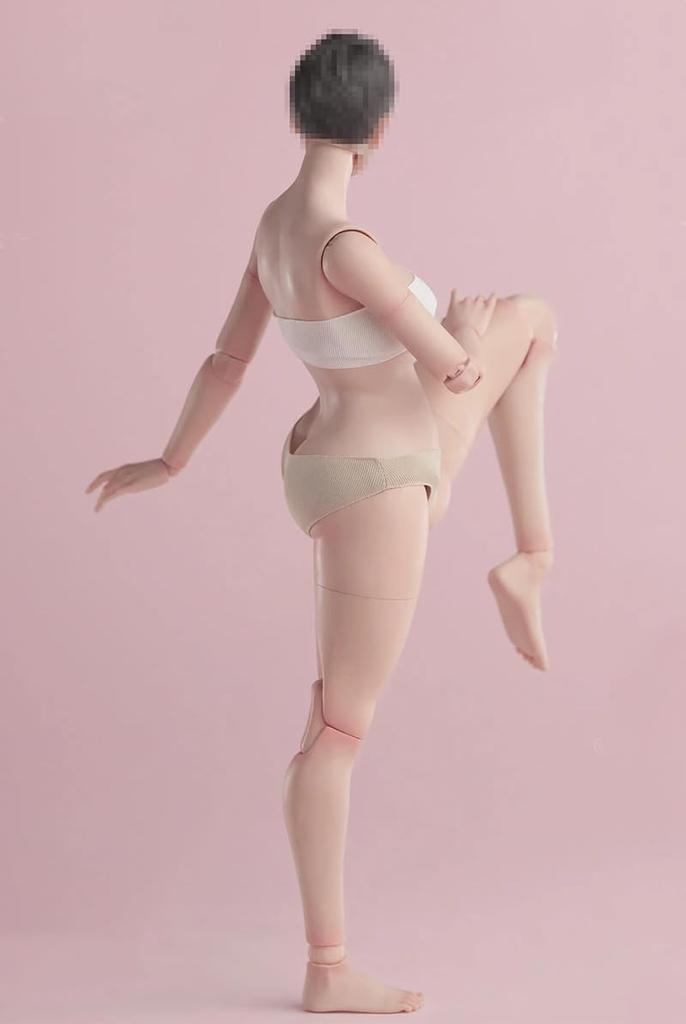 Scale Female Action Figure Flexible Joint Action Figure Body Model with Various Detachable Leg and Hand Accessories Slim 1/6 Body, 12-Inch (White