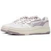 New LiNing Tianji Soft Slip Resistant Cushioning Abrasion Resistant Low Top Skateboard Shoes Women's White Purple AGCU310-2
