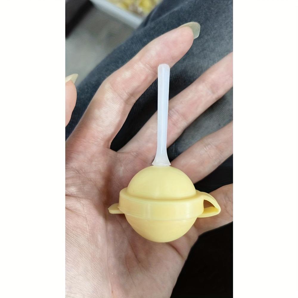 [Easy-Release Ice Ball Maker] 6-Cavity Food Grade Plastic Lollipop Ice Ball Maker | Easy-Release Ice Sphere Mold for Homemade Ice Cream, Popsicles