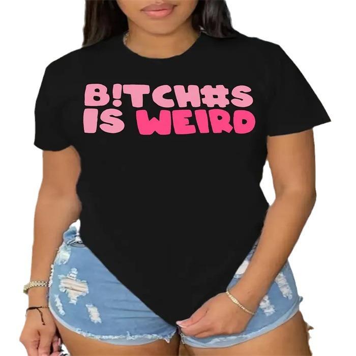 Short-sleeved T-shirt European and American summer new women's fashion casual home commuting versatile round neck short-sleeved T-shirt