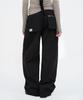 MILLO WOMEN Buckle Strap Pocket Pants [Black]
