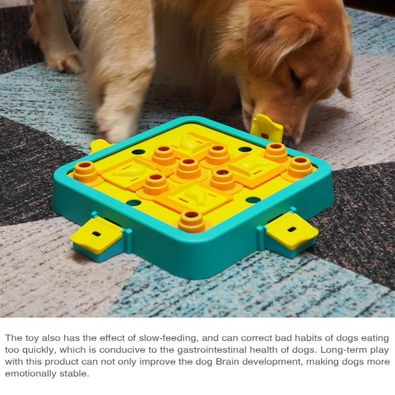 Dog Puzzle Toy Dogs Brain Education Mentally Stimulation Toys Puppy Treat Food Feeder Dispenser Advanced Level 3in1 Interactive