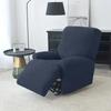 Copridivano Reclinabile in Pile Polare Copertura Completa per Sedia Relax Divano Singolo Copridivani Coperture per Poltrone