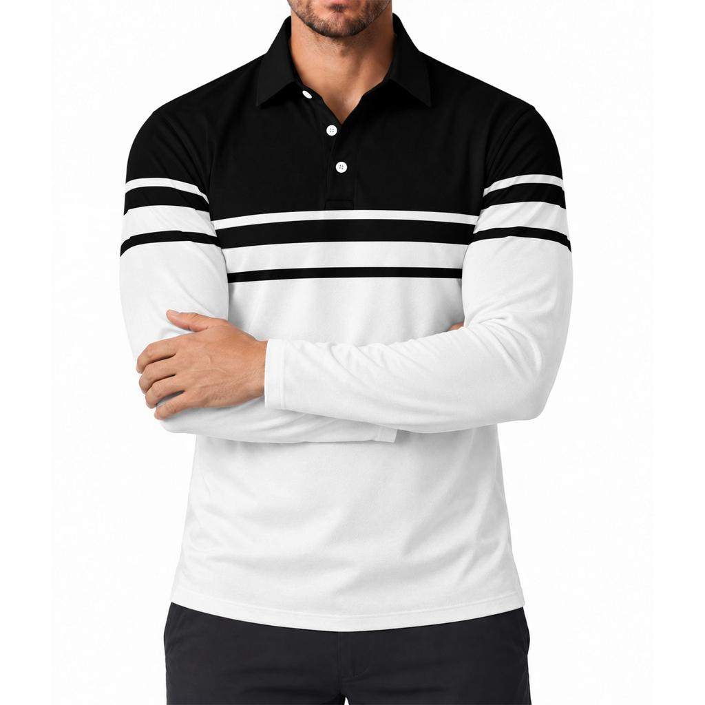 Men's Long Sleeve Spring and Fall Shirt, Casual Top for Daily Wear and Outdoor Activities
