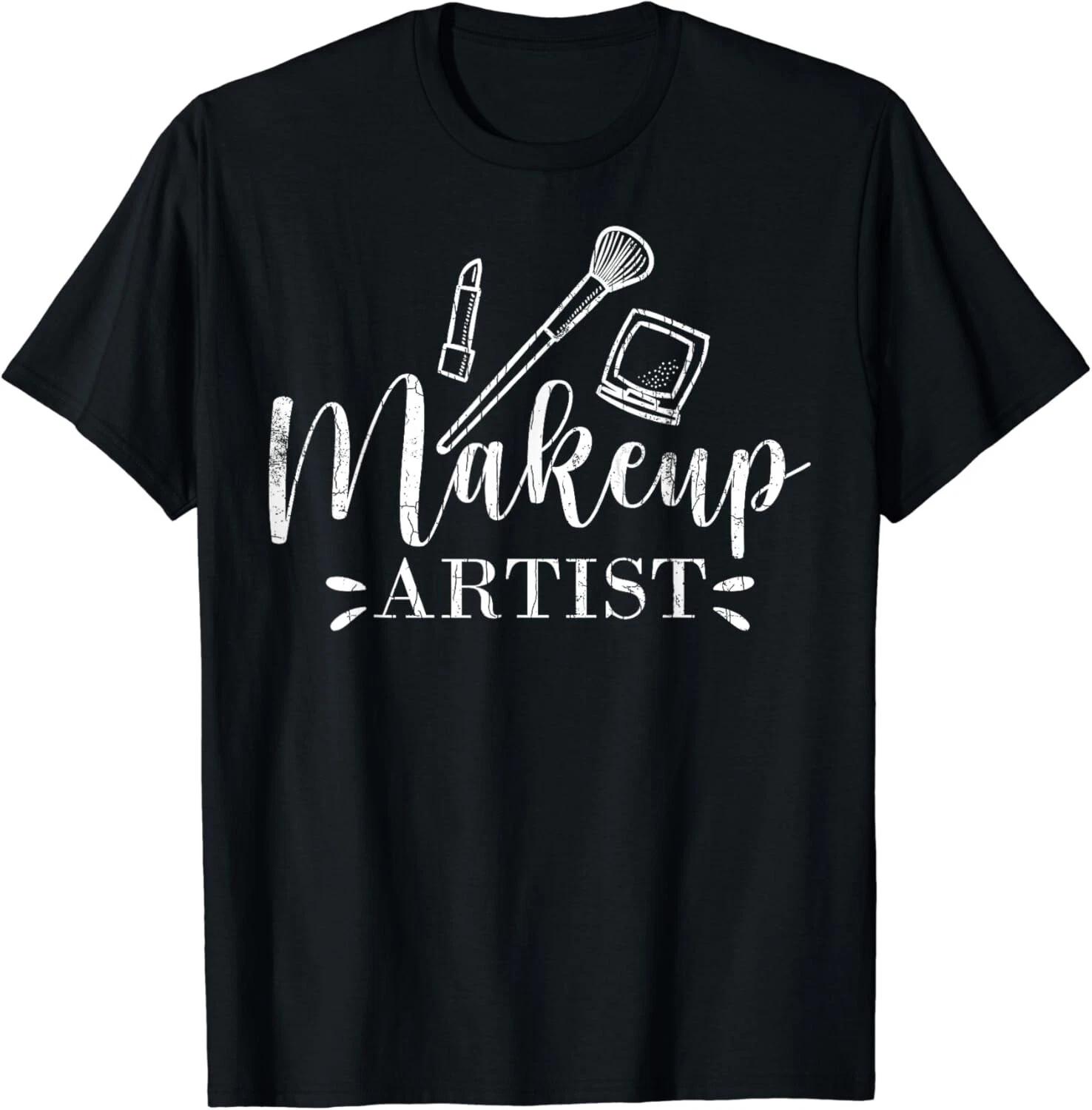 Makeup Artist Funny Esthetician Beautician Graphic Gift Unisex T-Shirt 3XL